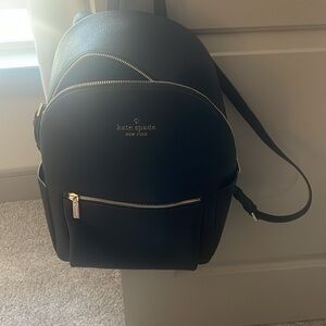 Kate spade pebble leather backpack-large dome
